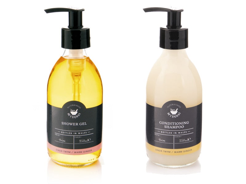 Complimentary Welsh spa soaps at Benar Bach Complimentary Welsh spa soaps at Benar Bach