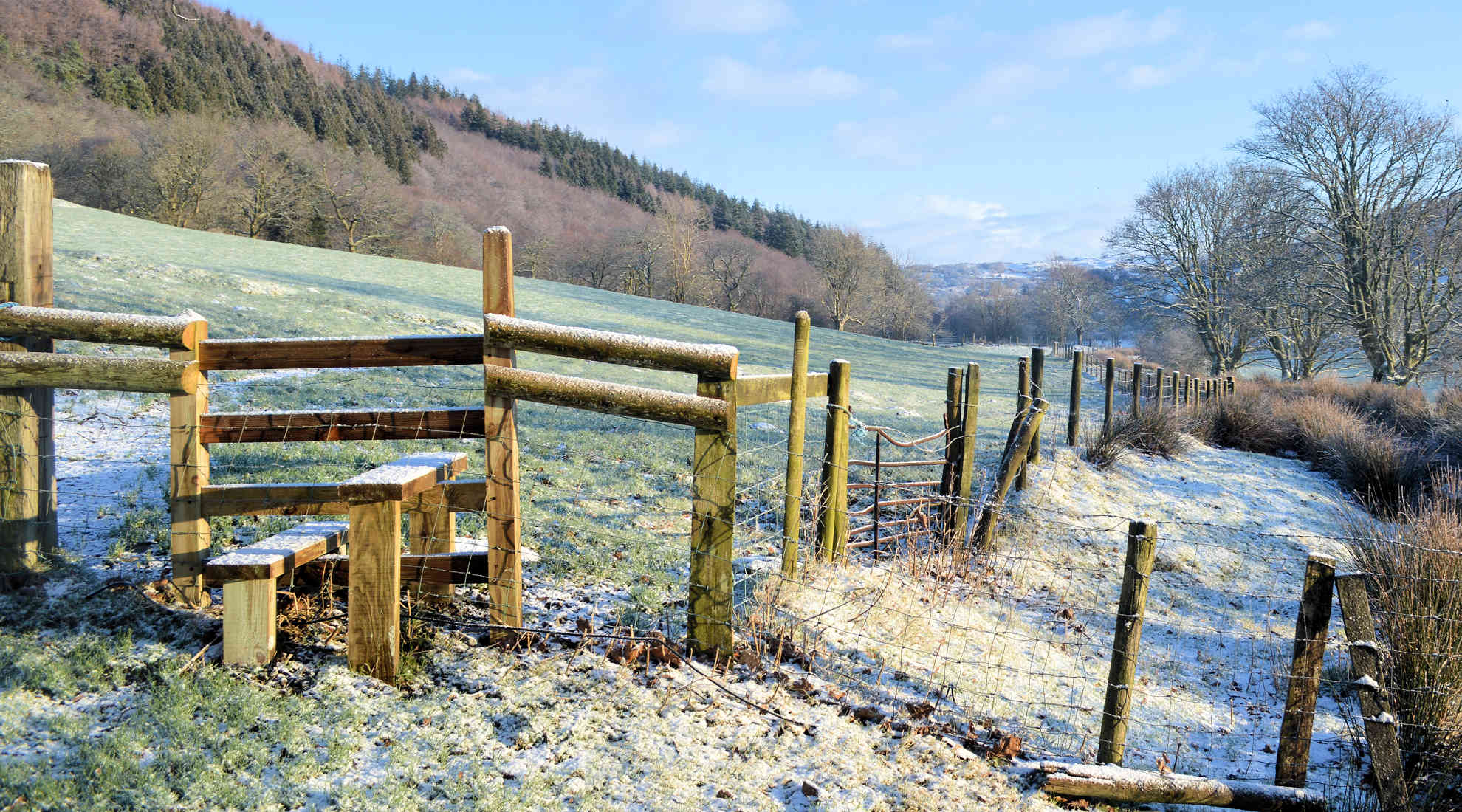 A beautiful frosty day at Benar Cottages A beautiful frosty day at Benar Cottages